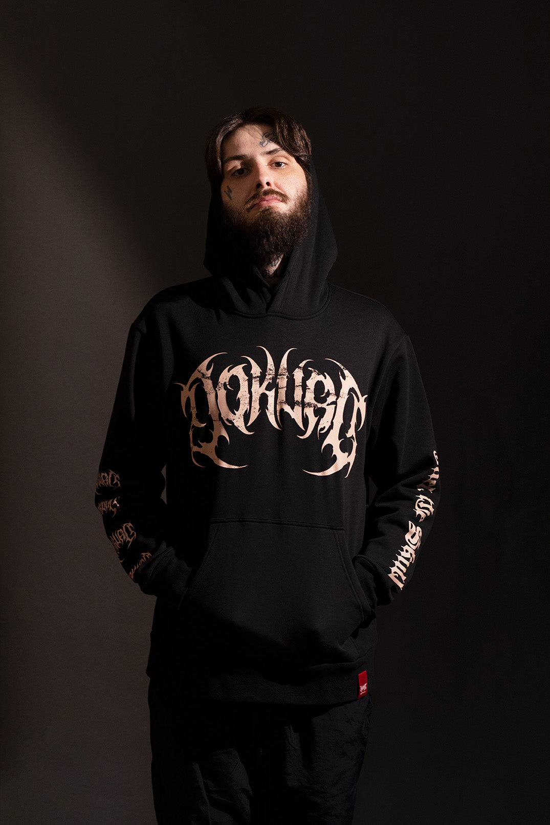 DOKURO x SHIBORI CAT SKULL HOODIE