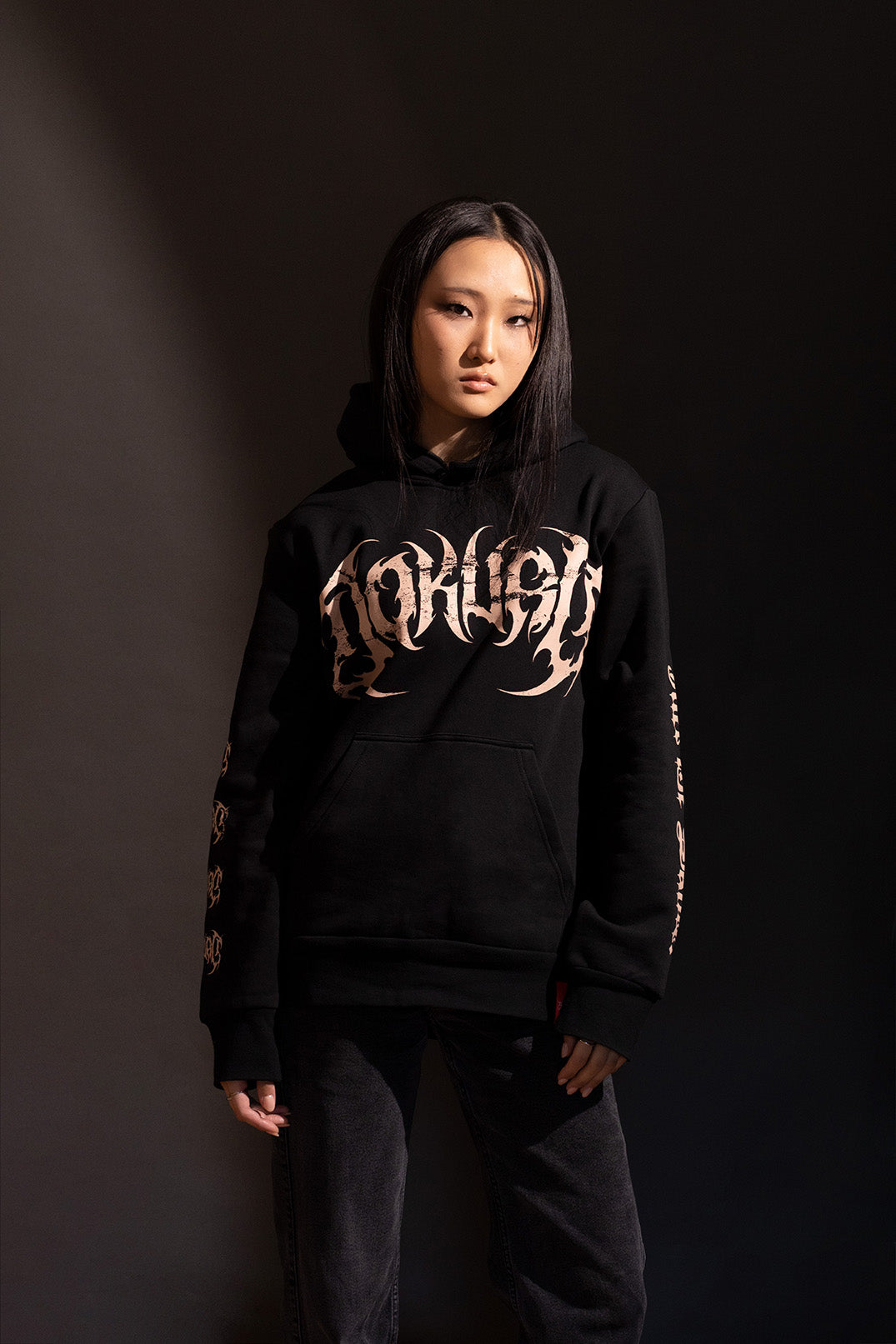 DOKURO x SHIBORI CAT SKULL HOODIE