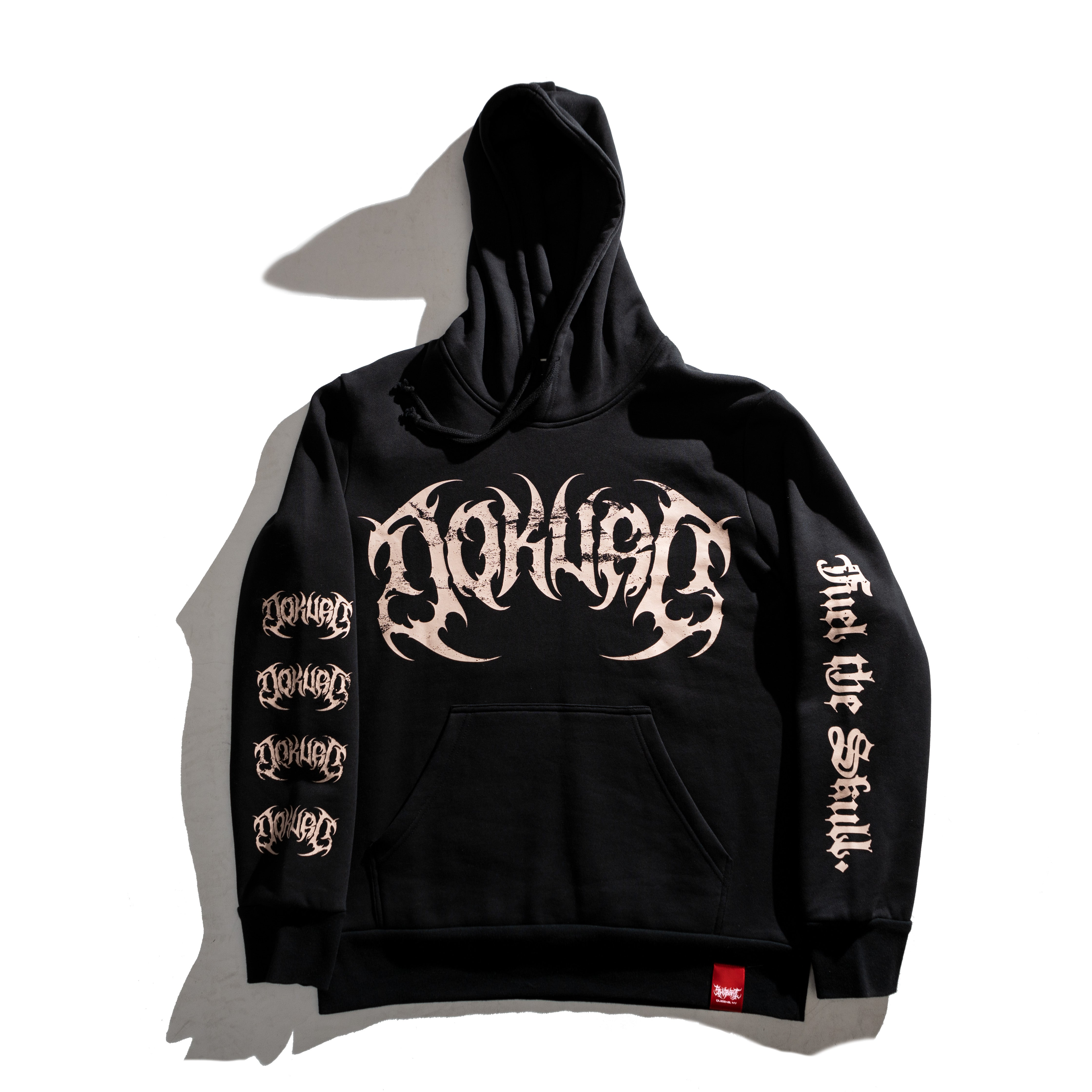 DOKURO x SHIBORI CAT SKULL HOODIE